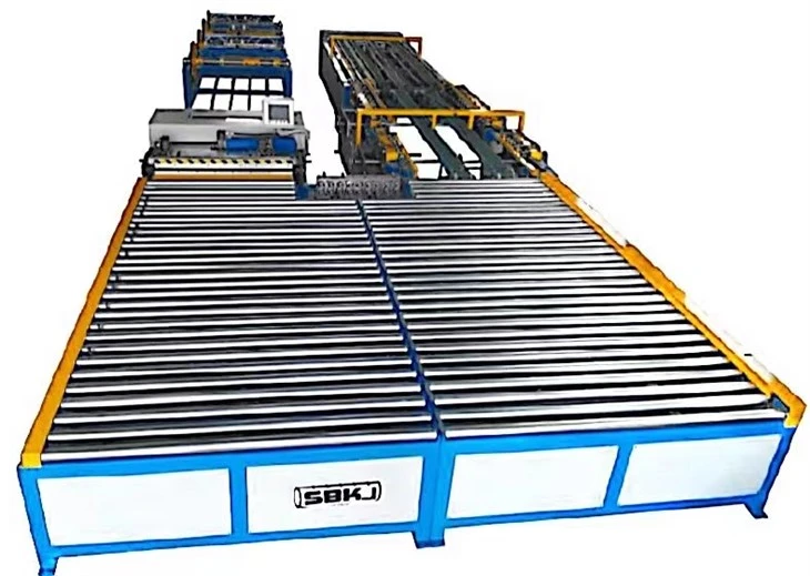 CNC স্টেইনলেস স্টীল HVAC ডাক্ট ফ্যাব্রিকেশন অটো লাইন উত্পাদন